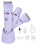 Bikini Trimmer Electric Razors for Women, Rechargeable Pubic Body Hair Trimmer Electric Shaver for Legs Body Hair