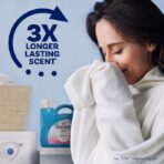 Fabric Softener Liquid, April Fresh Scent, 140 fl oz, 190 Loads, HE Compatible, Downy Fabric Softener, Liquid Fabric Softener, Laundry - Image 2