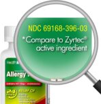 Cetirizine 10mg | All Day Allergy Relief | Indoor & Outdoor | Relief from Itchy Throat, Sneezing, Runny Noses (300 Count (Pack of 1)) - Image 2