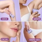 Bikini Trimmer Electric Razors for Women, Rechargeable Pubic Body Hair Trimmer Electric Shaver for Legs Body Hair - Image 3