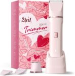 Trimmer for Women - Painless Electric Razors for Silk Skin,Cordless Body Shaver for Trip,Replaceable Lady Facial Razor
