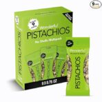 No Shells, Roasted & Salted Nuts, 0.75 Ounce Bag (Pack of 9), Protein Snacks, Gluten Free, On-the-Go, Individually Wrapped Snacks